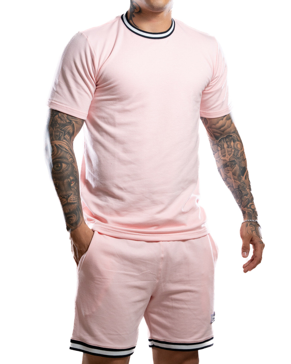 Conjunto rosado rib - Stark Brand