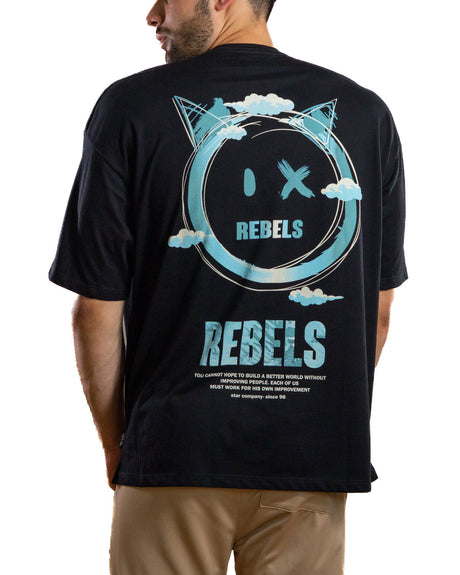 Oversize Negra Rebels - Stark Brand