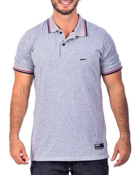 Polo Gris RIb Tmmy - Stark Brand