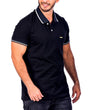 Polo Negro RIb Negro - Stark Brand