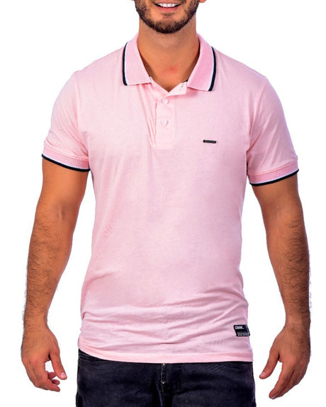 Polo Rosado RIb - Stark Brand