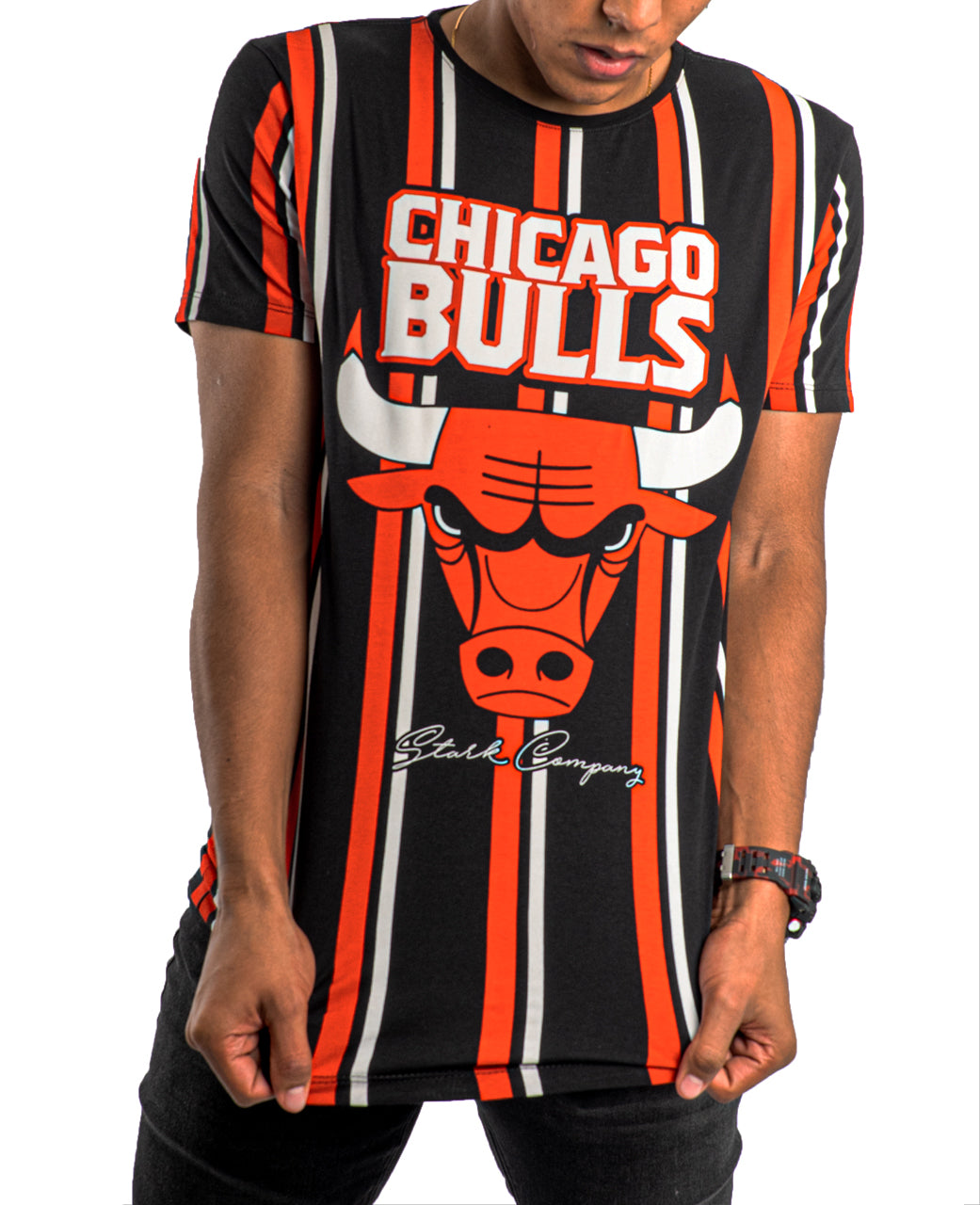 Chicago Bulls Lineas Rojas y Blancas - Stark Brand