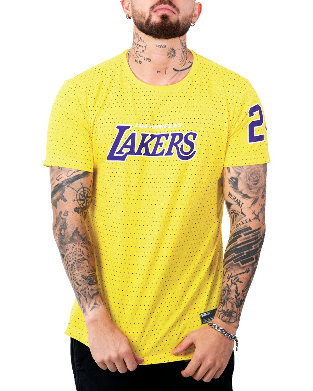 Camiseta Amarilla Lakers Puntos