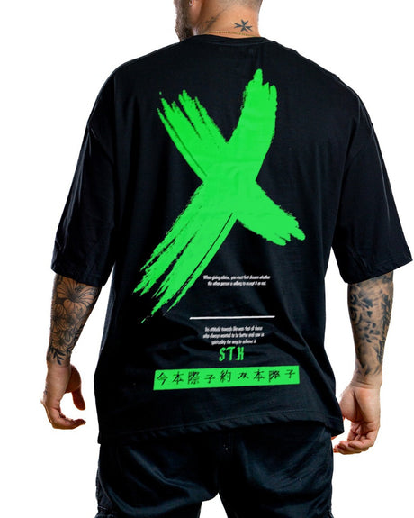 Oversize negro neon x - Stark Brand