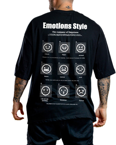 Oversize Negra emotions style - Stark Brand