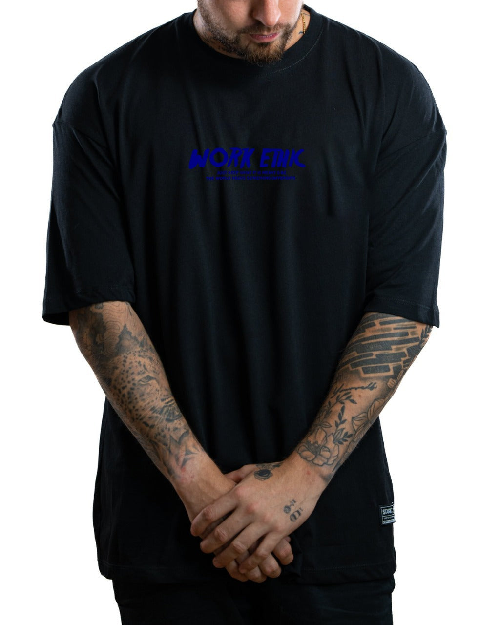 Oversize negra work ethic - Stark Brand