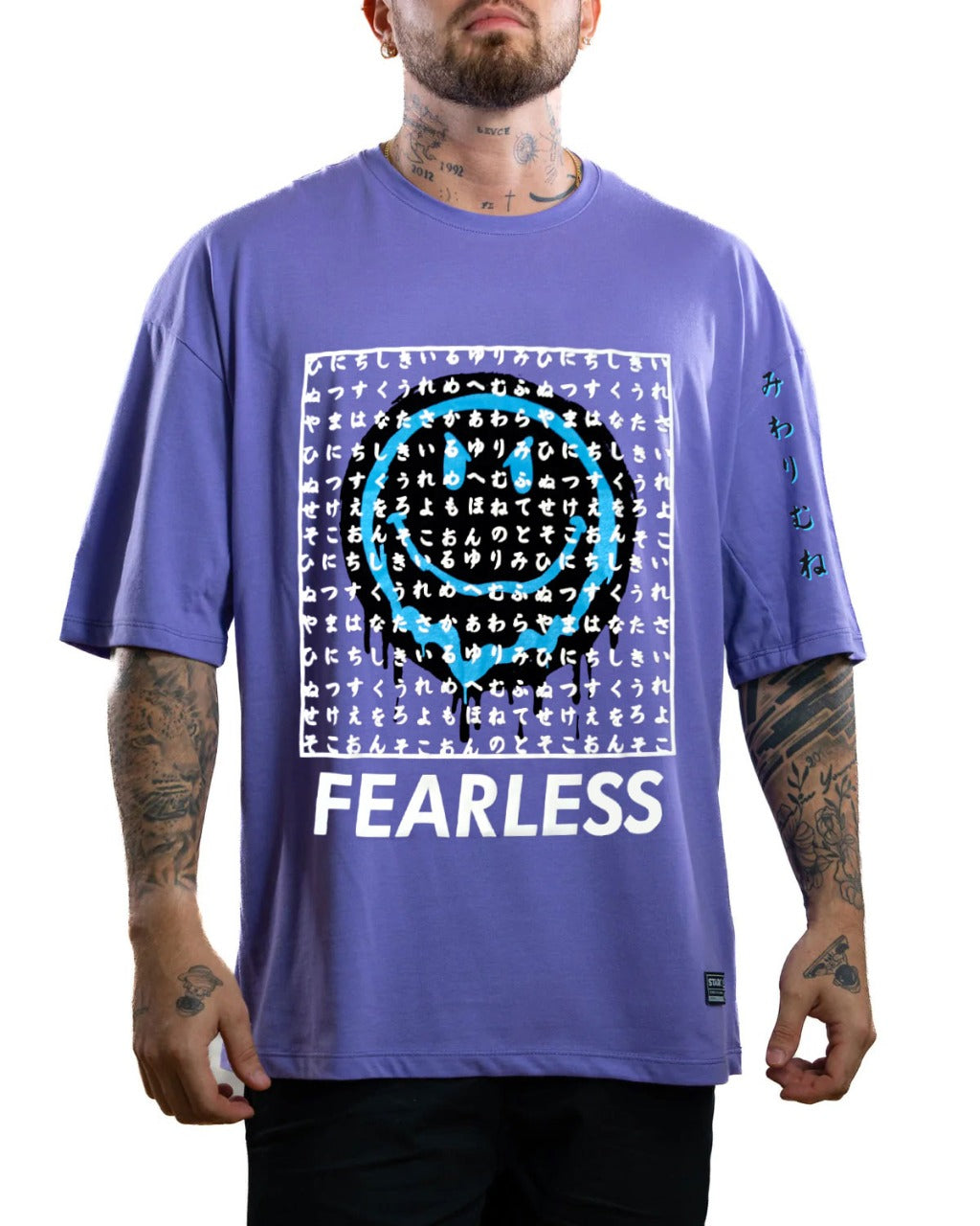Oversize lila fearless - Stark Brand