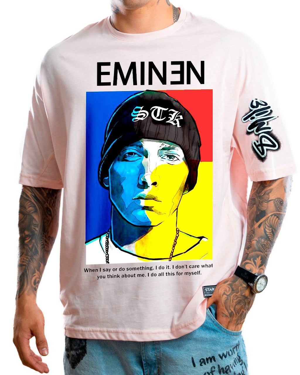 Oversize rosada Eminem - Stark Brand