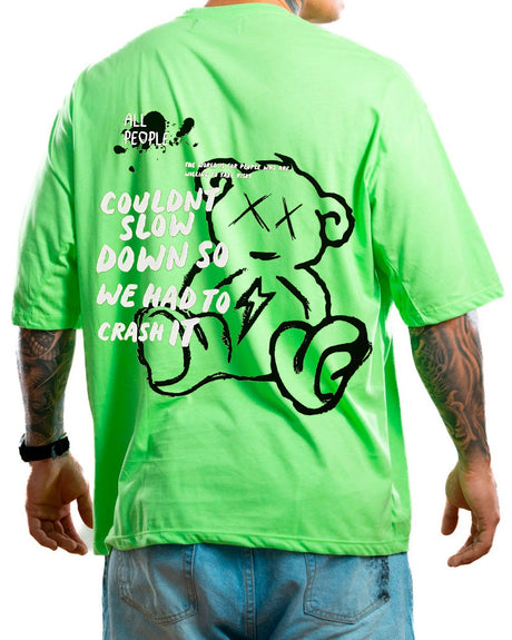 Oversize verde neon oso risk - Stark Brand