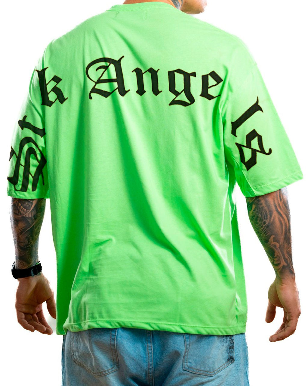 Oversize verde neon stk angels - Stark Brand