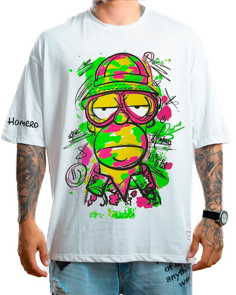 Oversize blanco homero neon - Stark Brand