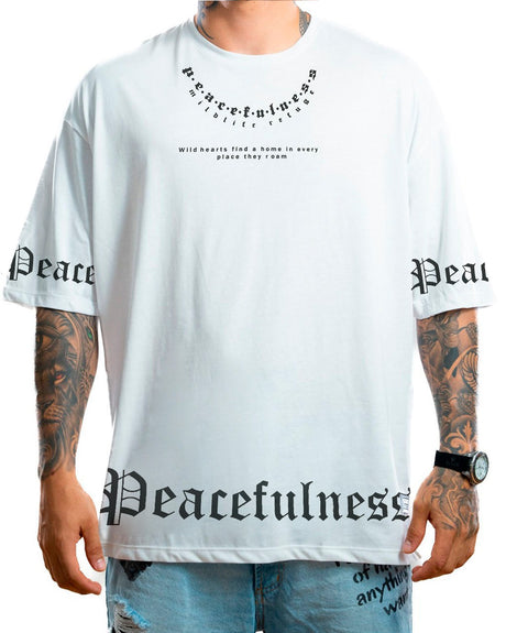 Oversize blanca peacefulness - Stark Brand