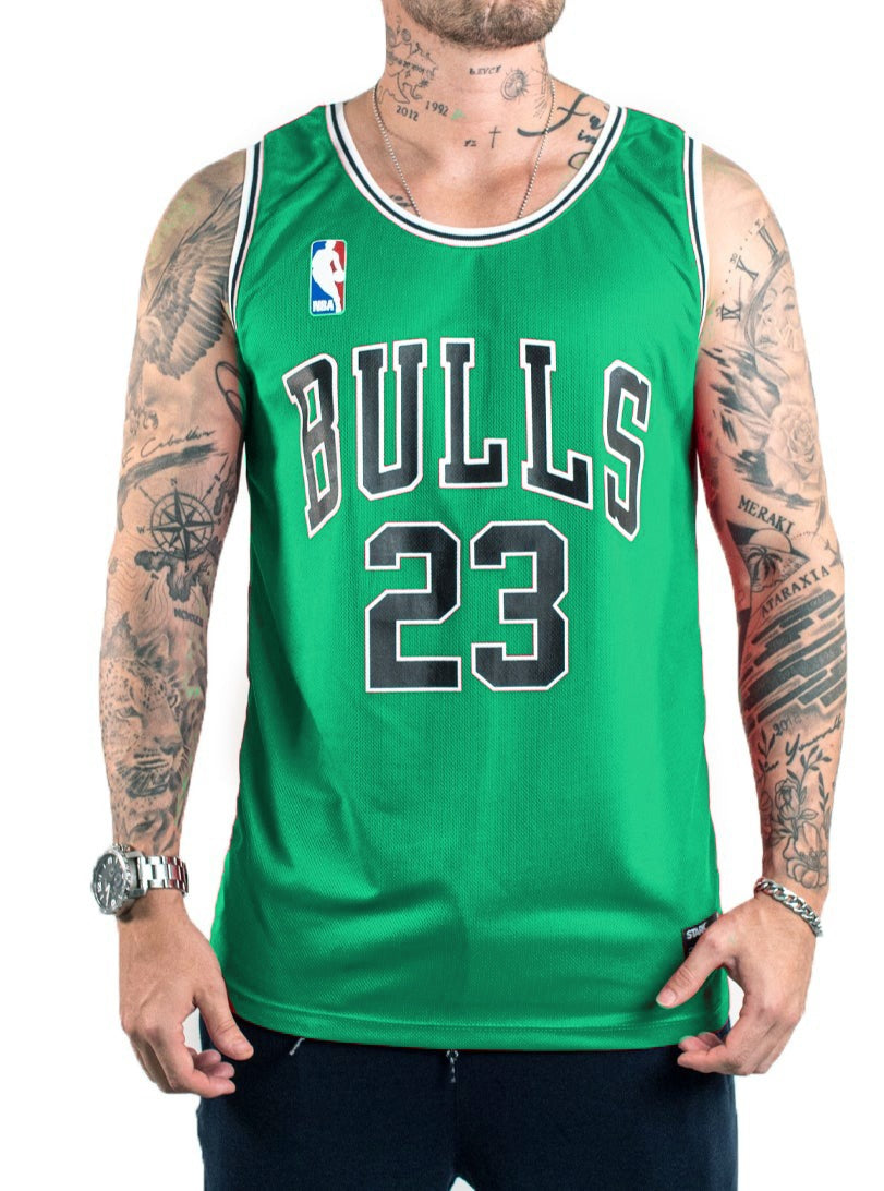 Camisilla Verde Bulls 23 - Stark Brand