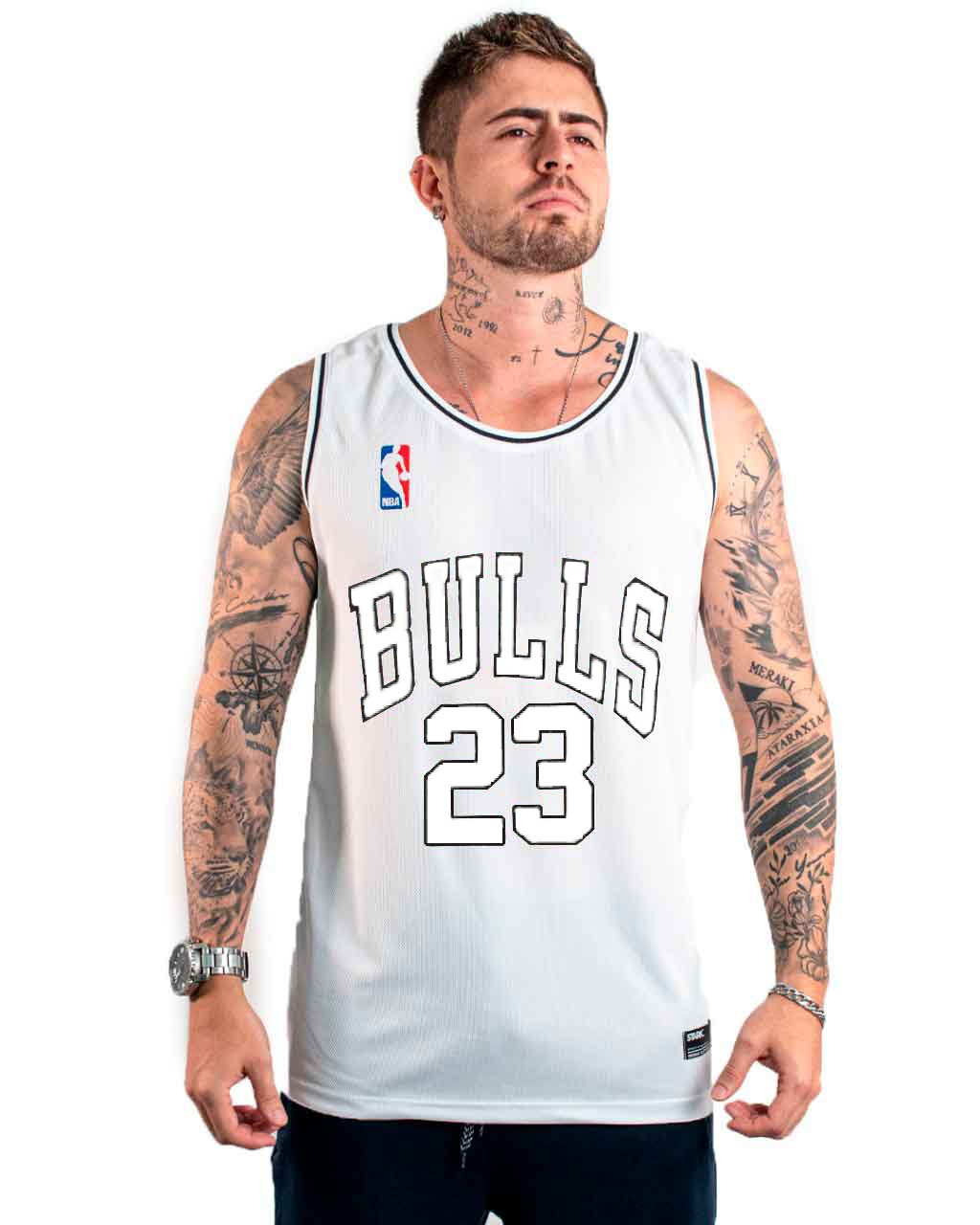 Camisilla Blanca Bulls 23 - Stark Brand