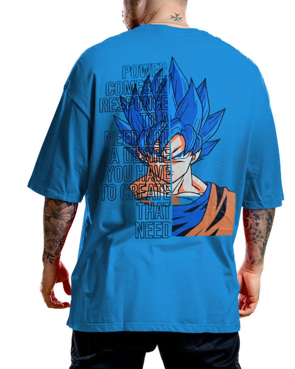 Oversize Azul goku Blue - Stark Brand