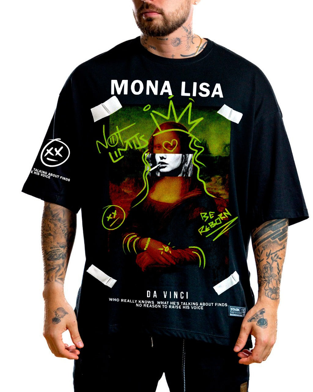 Oversize Negra Mona Lisa - Stark Brand