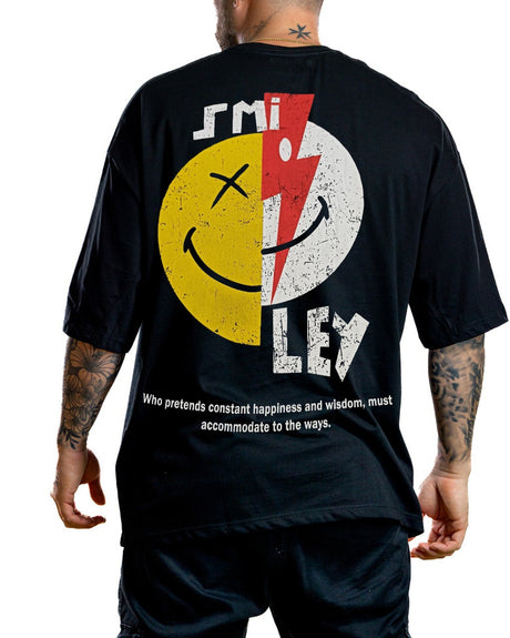 Oversize Negra SmiLey - Stark Brand