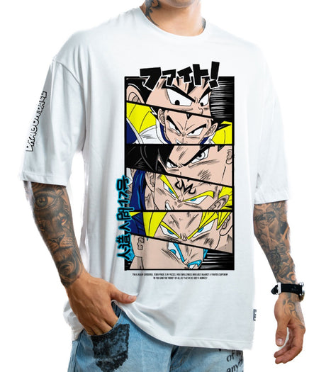 Oversize Blanca Goku y Veggeta - Stark Brand