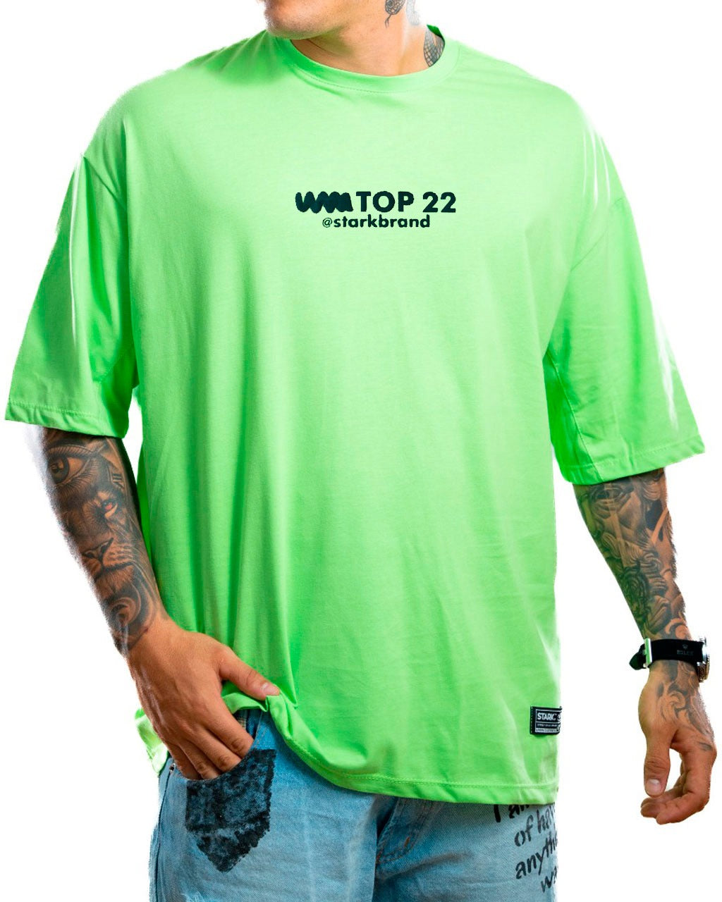 Oversize Verde Neon Top 22 - Stark Brand