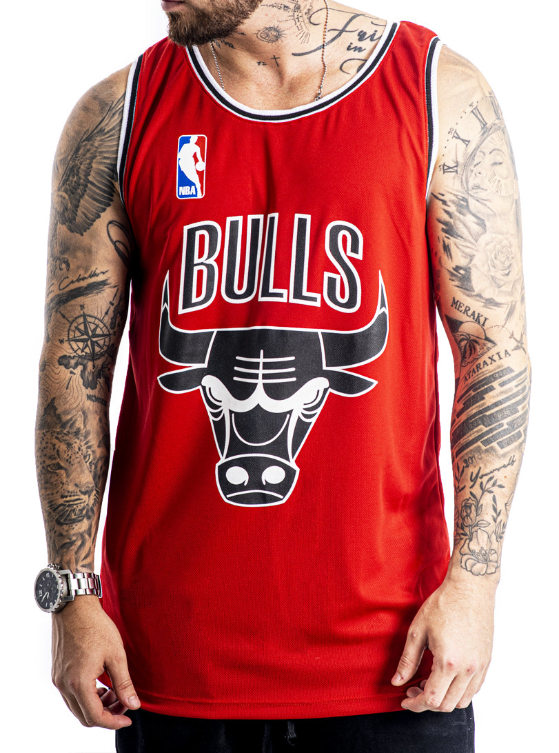 Bulls discount camiseta roja