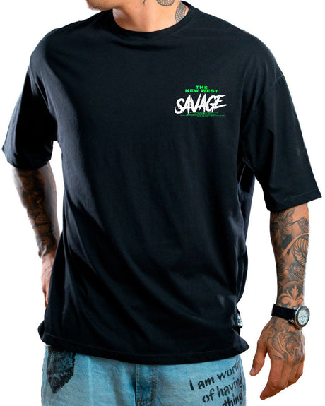 Oversize negra savage cowboy - Stark Brand